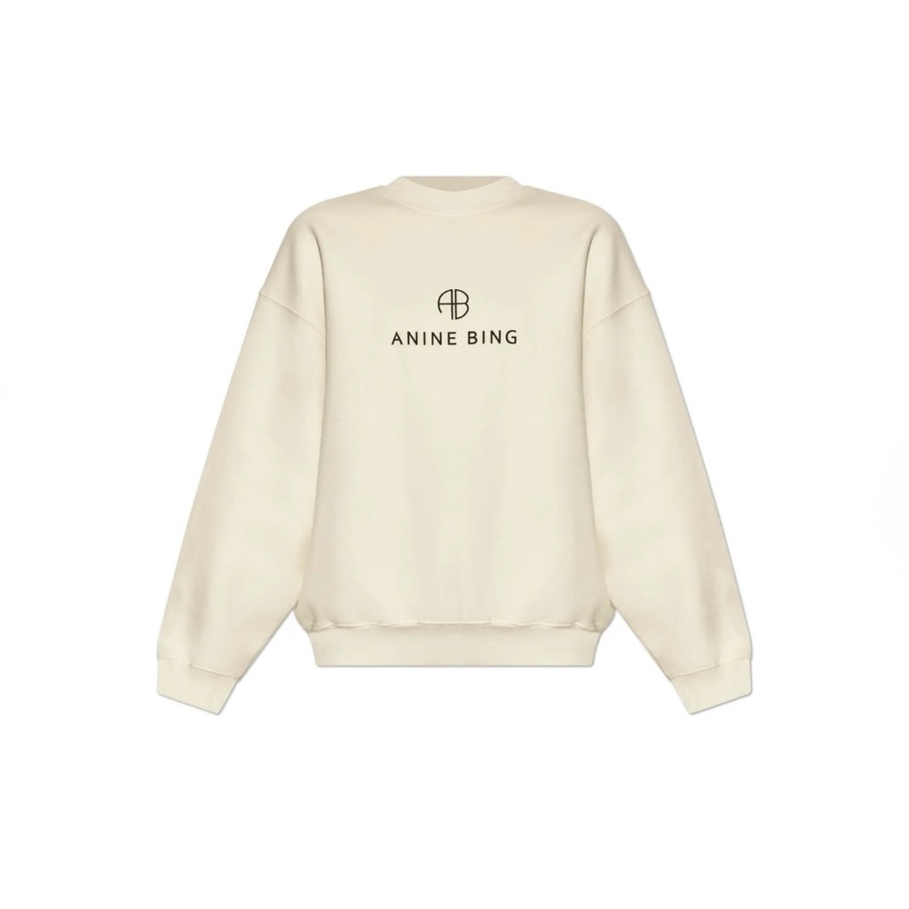 Anine Bing Classic Cream Sweatshirt